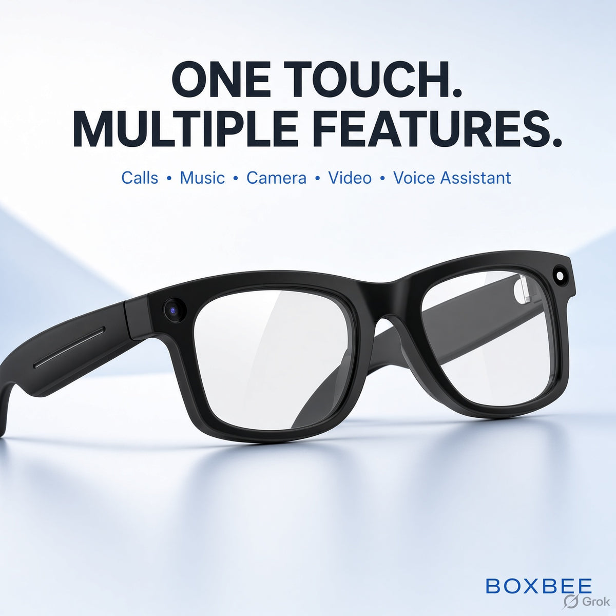 AI Smart Glasses – Camera, Bluetooth Calls, Music & AI Translation