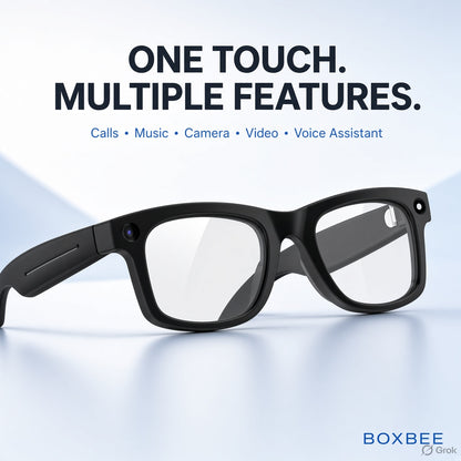 AI Smart Glasses – Camera, Bluetooth Calls, Music & AI Translation