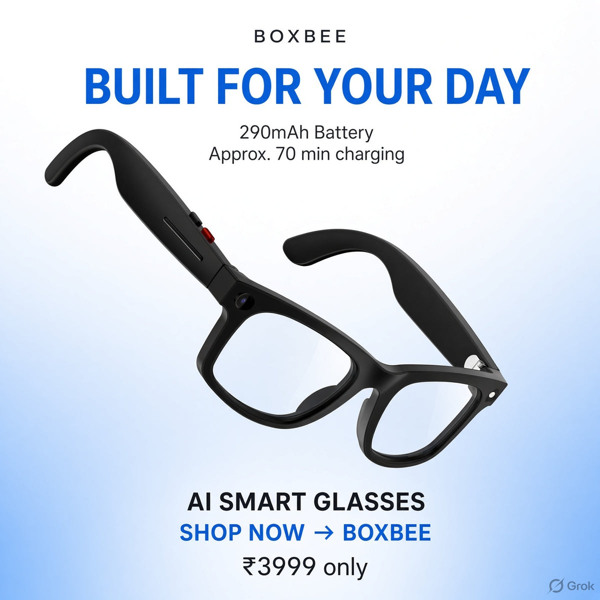 AI Smart Glasses – Camera, Bluetooth Calls, Music & AI Translation