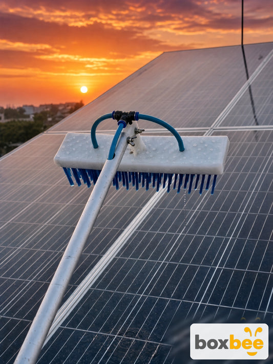 3 Meter (9 Feet) Solar Panel Cleaning Brush with Water Spray