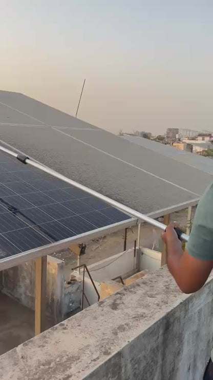 3 Meter (9 Feet) Solar Panel Cleaning Brush with Water Spray